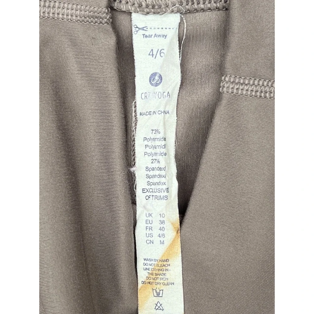 Womens CRZ Yoga Mauve Purple Athletic Wicking‎ Pants Leggings Size 4/6 EUC